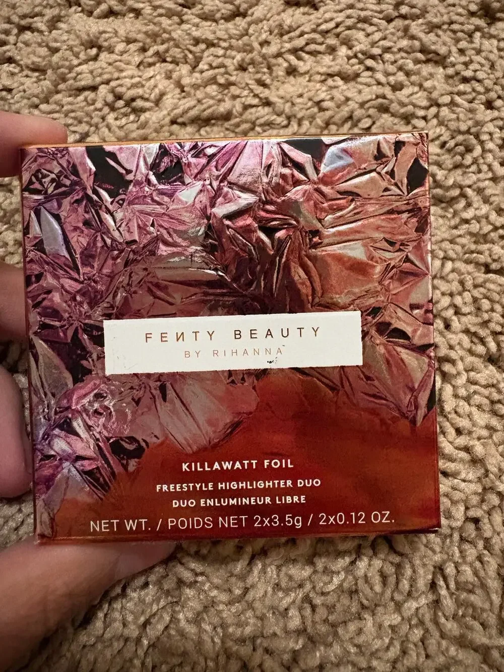 Fenty Beauty Killawatt Foil Freestyle Highlighter Duo Mimosa Sunrise Sangria Sun